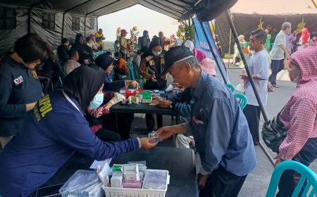 Polresta Malang Kota Gelar Bakkes, 200 Warga Ikuti Cek Kesehatan Gratis di Hari Bhayangkara ke - 80