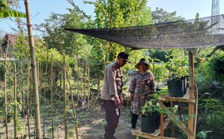 Polsek Pilangkenceng Perkuat Program Ketahanan Pangan Melalui Kunjungan kepada Masyarakat