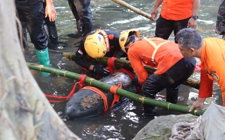 Respons Cepat Polres Blitar Kota dan Tim Jibom Brimob Polda Jatim Berhasil Evakuasi Bom Udara Aktif