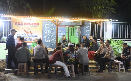 Kapolres Bondowoso Blusukan ke Pos Ronda Bukti Sinergitas Polri dengan Masyarakat untuk Kamtibmas