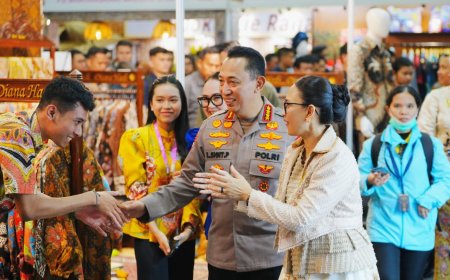 Kapolri Hadiri Bazar Kreasi Bhayangkari Nusantara 2026, Perkuat Pemberdayaan UMKM dan Budaya Lokal