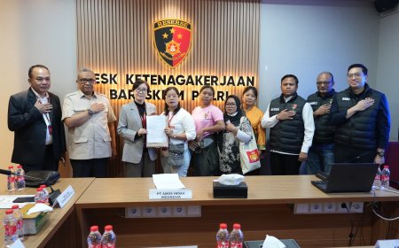 Desk Ketenagakerjaan Polri dan Kemnaker Selesaikan Perselisihan PHK 134 Pekerja PT Amos Indah Indonesia
