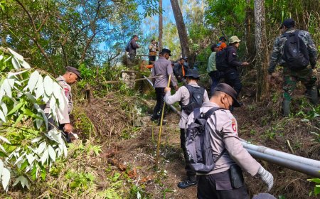 Polres Magetan dan Perhutani Perkuat Mitigasi Karhutla di Cemorosewu, Bangun Ilaran Api Sejauh 1,8 Km