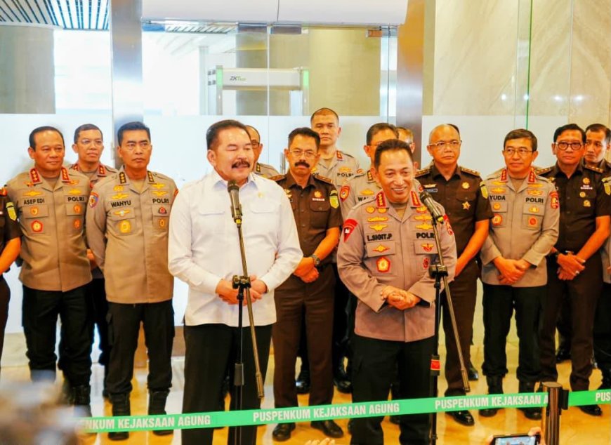 Kapolri dan Jaksa Agung Perkuat Sinergitas Penegakan Hukum, Pastikan Soliditas Institusi