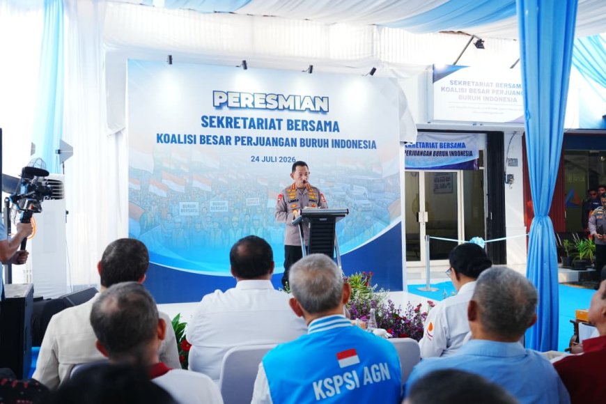 Kapolri: Desk Ketenagakerjaan Hadir Berikan Solusi bagi Persoalan Buruh
