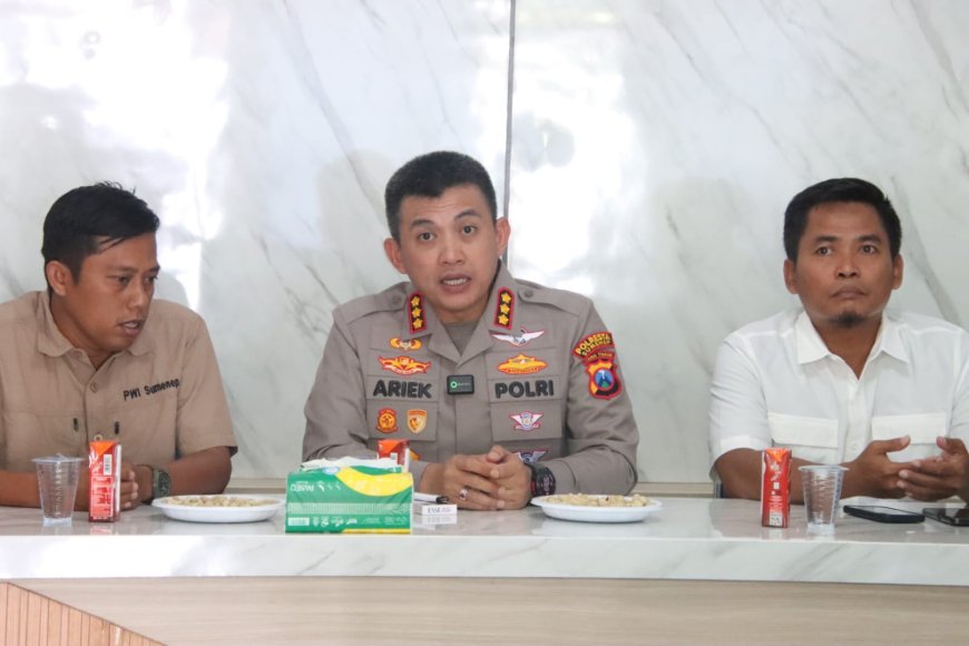 Polresta Sumenep Perkuat Sinergitas Bersama Awak Media Melalui Silaturahmi dan Dialog
