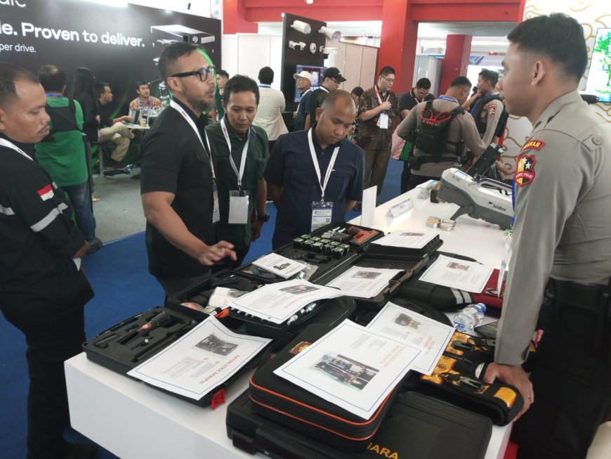 Korsabhara Baharkam Polri Pukau Pengunjung Indo Security 2026 Expo, Tampilkan Alsus Modern dan Layanan Humanis