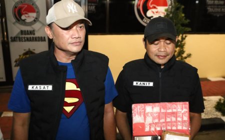 Polres Pelabuhan Tanjung Perak Amankan Tersangka Pengedar Narkoba Sita 42 Gram Sabu